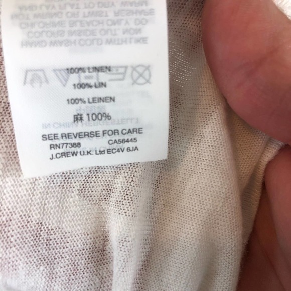 J.Crew Linen Flutter Sleeve Shirt - Picture 6 of 6